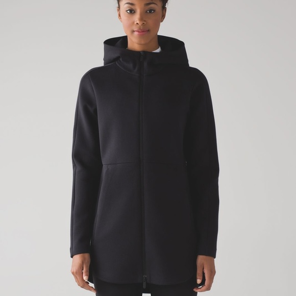 lululemon athletica Jackets & Blazers - EUC Going Places Hooded Jacket Spacer Black